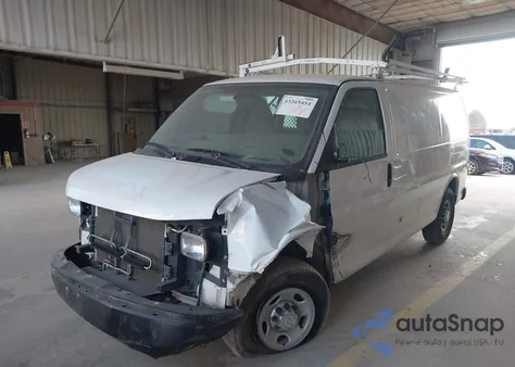 2016 Chevrolet Express 2500 Work Van z USA, uszkodzony, nr VIN 1GCWGAFF9G1167338